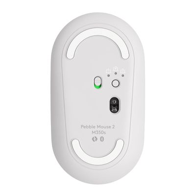 LOGITECH Pebble 2 Wireless Mouse (Tonal White) M350S